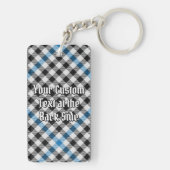 Clan Haig Crest over Check Tartan Schlüsselanhänger (Rückseite)