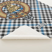Clan Haig Crest over Check Tartan Sherpadecke (3/4)