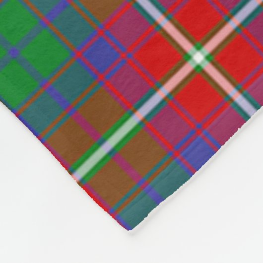 Clan Haig Tartan Kariert Fleecedecke (Ecke)