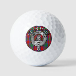 Clan Haig Wappen & Tartan Golfball