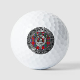 Clan Haig Wappen & Tartan Knot Golfball
