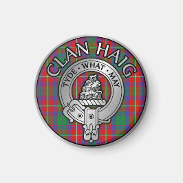 Clan Haig Wappen & Tartan Magnet