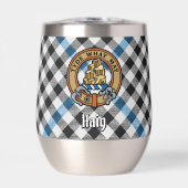 Clan Haig-Wappen über Check-Tartan (Vorderseite)