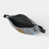 Clan Haig-Wappen über Check-Tartan Bauchtasche (Offen)