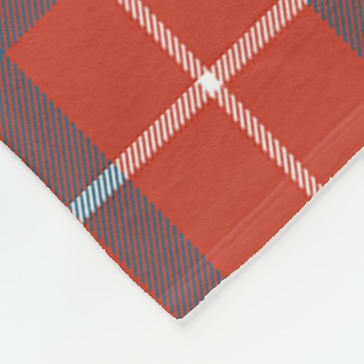 Clan Hamilton Ancient Tartan Kariert Fleecedecke (Ecke)