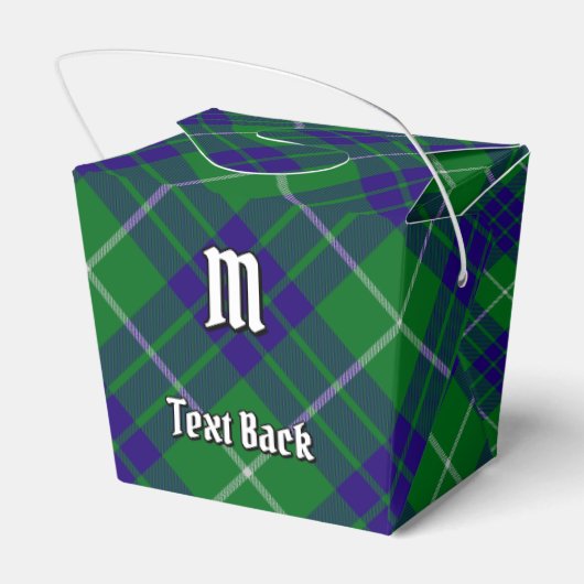 Clan Hamilton Hunting Tartan Favor Box Geschenkschachtel (Rückseite)