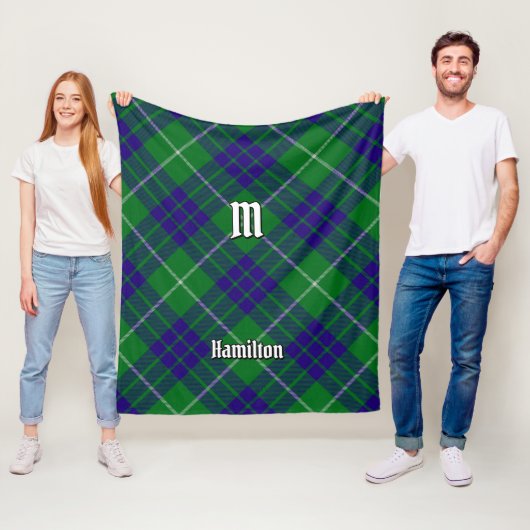 Clan Hamilton Hunting Tartan Fleece Blanket (Beispiel)
