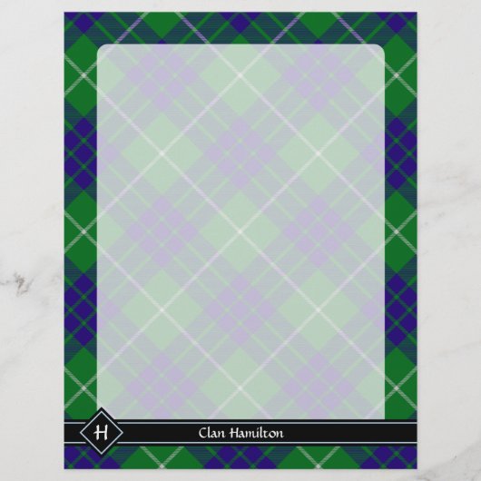 Clan Hamilton Hunting Tartan Flyer (Vorne)
