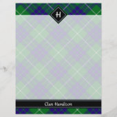 Clan Hamilton Hunting Tartan Flyer (Hinten)