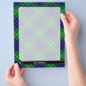 Clan Hamilton Hunting Tartan Flyer (Hand)