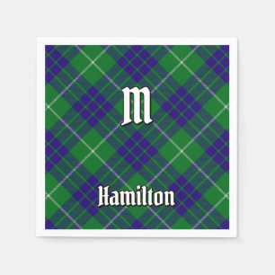 Clan Hamilton Hunting Tartan Napkins Serviette