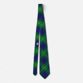 Clan Hamilton Hunting Tartan Neck Tie Krawatte (Rückseite)