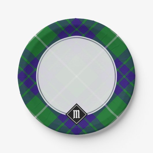 Clan Hamilton Hunting Tartan Paper Tellers Pappteller (Vorderseite)