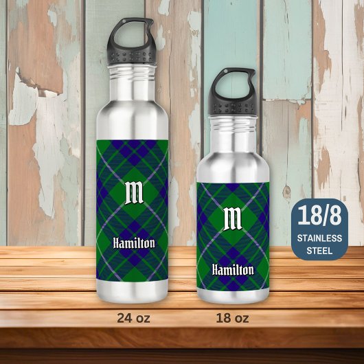 Clan Hamilton Hunting Tartan Stainless Edelstahlflasche