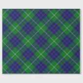 Clan Hamilton Hunting Tartan Wrapping Paper Geschenkpapier (Flach)