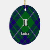 Clan Hamilton Jagd Tartan Keramik Ornament (Rechts)