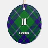 Clan Hamilton Jagd Tartan Keramik Ornament (Links)