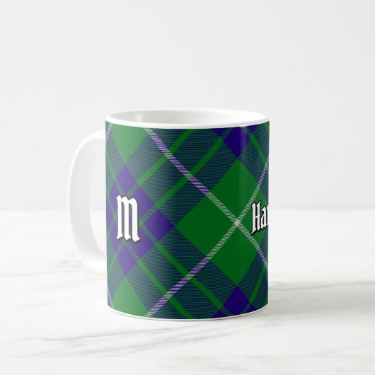 Clan Hamilton Jagd Tartan Tasse (Vorderseite Links)