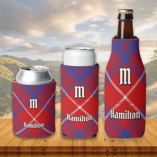 Clan Hamilton Red Tartan Can Cooler Dosenkühler