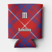 Clan Hamilton Red Tartan Can Cooler Dosenkühler (Vorderseite)