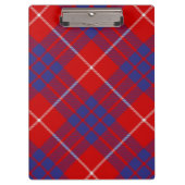 Clan Hamilton Red Tartan Clipboard Klemmbrett (Vorderseite)
