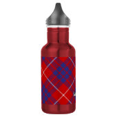 Clan Hamilton Red Tartan Edelstahlflasche (Links)