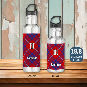 Clan Hamilton Red Tartan Edelstahlflasche