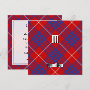 Clan Hamilton Red Tartan Einladung