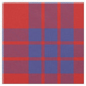 Clan Hamilton Red Tartan Fabric Stoff (Nahaufnahme)