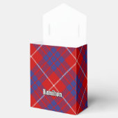 Clan Hamilton Red Tartan Gevor Box Geschenkschachtel (Geöffnet)