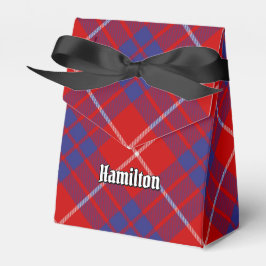 Clan Hamilton Red Tartan Gevor Box Geschenkschachtel