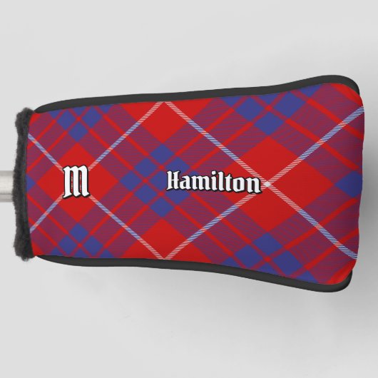 Clan Hamilton Red Tartan Golf Head Cover Golf Headcover (Vorderseite)