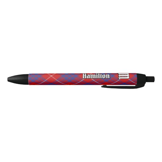 Clan Hamilton Red Tartan Ink Pen Kugelschreiber (Unterseite)