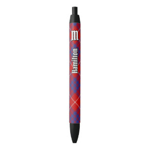 Clan Hamilton Red Tartan Ink Pen Kugelschreiber