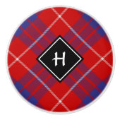 Clan Hamilton Red Tartan Keramik Knob Keramikknauf (Vorderseite)