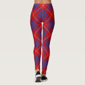Clan Hamilton Red Tartan Leggings (Rückseite)