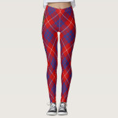 Clan Hamilton Red Tartan Leggings (Vorderseite)