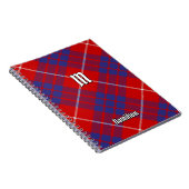 Clan Hamilton Red Tartan Notebook Notizblock (Rechte Seite)
