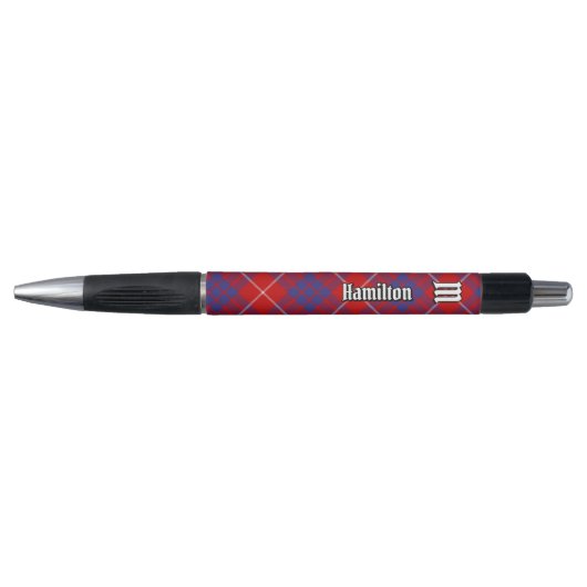 Clan Hamilton Red Tartan Pen Kugelschreiber (Vorderseite)