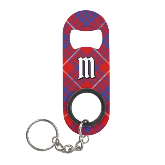 Clan Hamilton Red Tartan Schlüsselanhänger Bottle Mini Flaschenöffner (Vorderseite)
