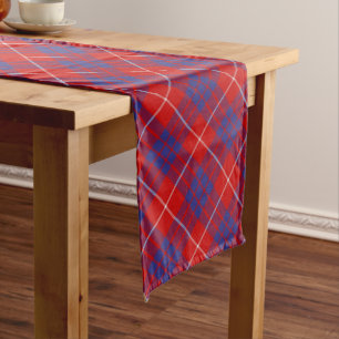 Clan Hamilton Red Tartan Table Runner Großer Tischläufer