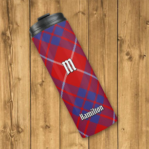 Clan Hamilton Red Tartan Thermal Tumbler Thermosbecher