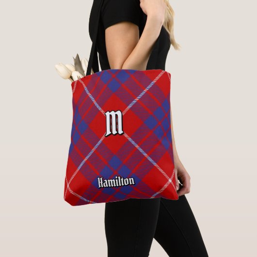 Clan Hamilton Red Tartan Tote Bag Tasche (Von Nahem)