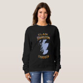 Clan Hamilton Scottish Motto Wappen Sweatshirt (Vorne ganz)