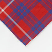 Clan Hamilton Tartan Kariert Fleecedecke (Ecke)