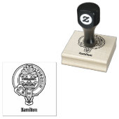 Clan Hamilton Wappen Rubber Briefmarke Gummistempel (Stempel)