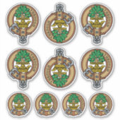 Clan Hamilton Wappen Sticker Set (Vorderseite)
