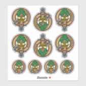 Clan Hamilton Wappen Sticker Set (Blatt)