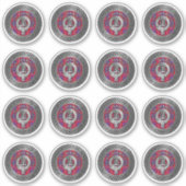 Clan Hamilton Wappen & Tartan Knot Sticker (Vorderseite)