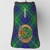 Clan Hamilton Wappen über Jagd Tartan Golf Headcover (Rotieren 90)